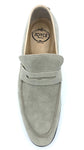 Joyce Milano Grey Suede Loafers