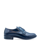 Joyce Milano Derby in Pelle Lucida Blu