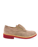 Joyce Milano - Men's Suede Derby Brogues - Taupe