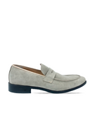 Joyce Milano Grey Suede Loafers