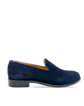 Joyce Milano - Men's Suede Loafers - Blue