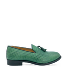 Joyce Milano - Men's Leather Loafers - Green