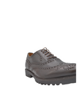 Joyce Milano Oxford Brogue in Pelle Marrone Scuro