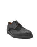 Joyce Milano Derby Brogue in Pelle Nera