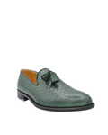 Joyce Milano - Men's Leather Loafers - Green