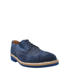 Joyce Milano - Men's Suede Derby Brogues - Blue