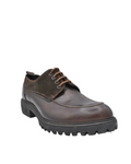 Joyce Milano - Men's Leather Derby Shoes - Dark Brown