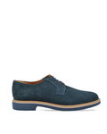 Joyce Milano - Men's Suede Derby Shoes - Blue