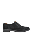 Joyce Milano - Men's Suede Slip-on Derby Shoes - Black