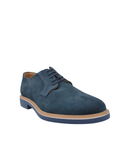 Joyce Milano - Men's Suede Derby Shoes - Blue