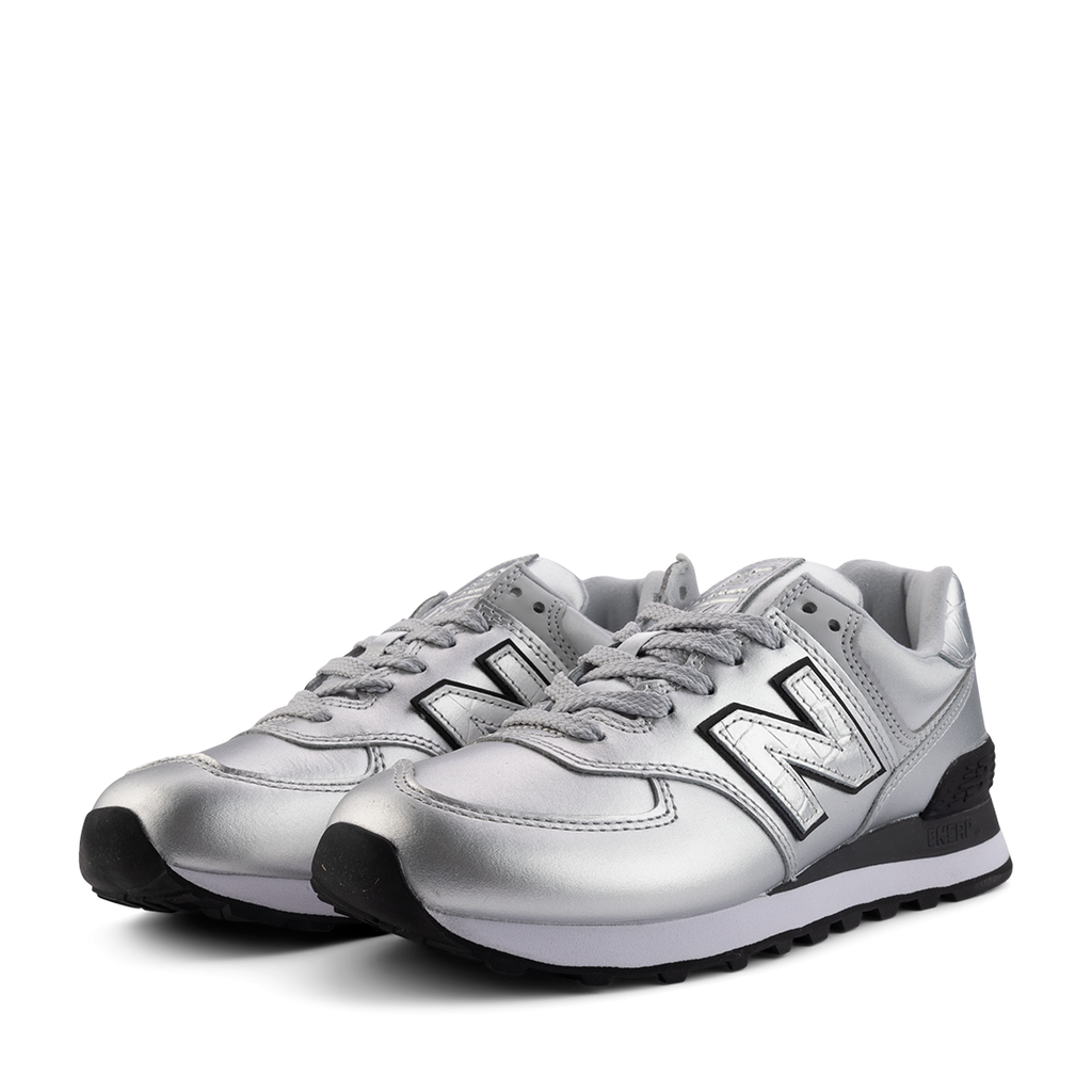 NEW BALANCE 574, Silver Women's Sneakers