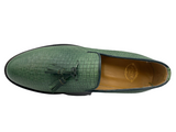 Joyce Milano - Men's Leather Loafers - Green